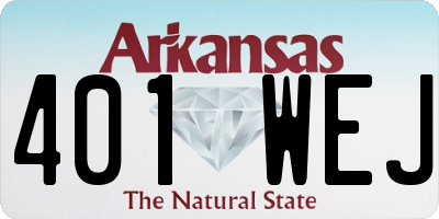 AR license plate 401WEJ