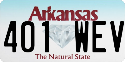 AR license plate 401WEV