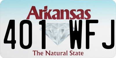 AR license plate 401WFJ
