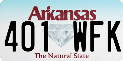 AR license plate 401WFK