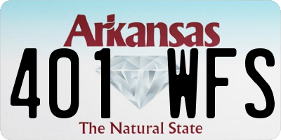 AR license plate 401WFS