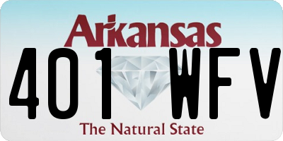 AR license plate 401WFV