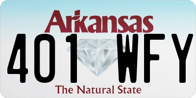 AR license plate 401WFY