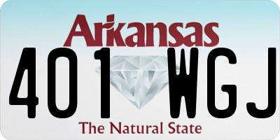 AR license plate 401WGJ