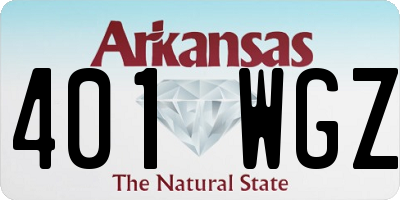 AR license plate 401WGZ