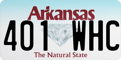 AR license plate 401WHC
