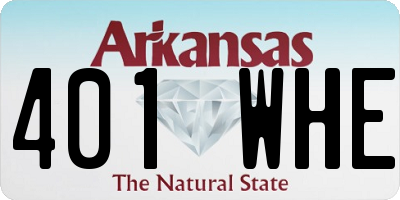 AR license plate 401WHE