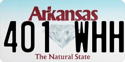 AR license plate 401WHH