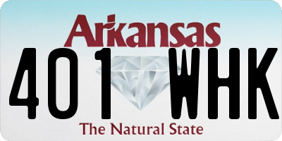 AR license plate 401WHK