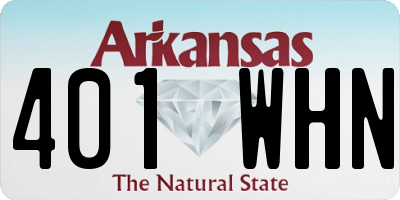 AR license plate 401WHN