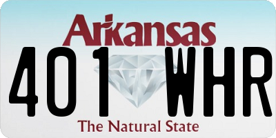 AR license plate 401WHR