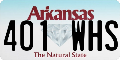 AR license plate 401WHS