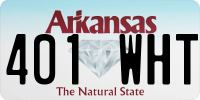 AR license plate 401WHT