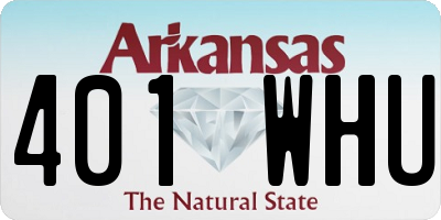 AR license plate 401WHU