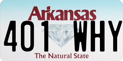 AR license plate 401WHY