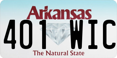 AR license plate 401WIC