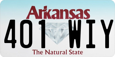 AR license plate 401WIY