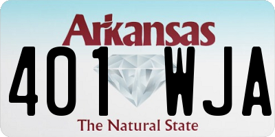 AR license plate 401WJA