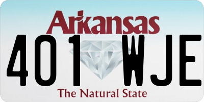 AR license plate 401WJE