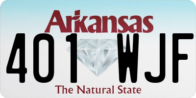 AR license plate 401WJF