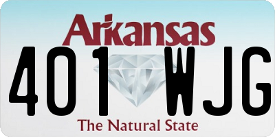 AR license plate 401WJG