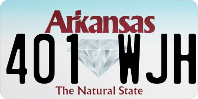 AR license plate 401WJH