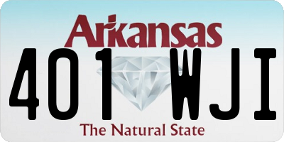 AR license plate 401WJI