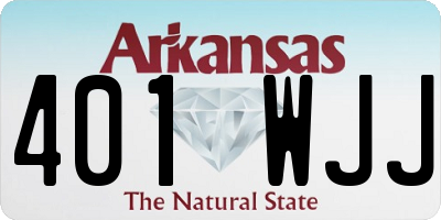 AR license plate 401WJJ