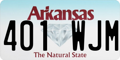 AR license plate 401WJM