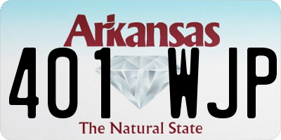 AR license plate 401WJP