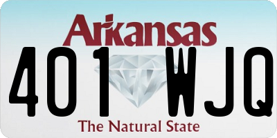AR license plate 401WJQ