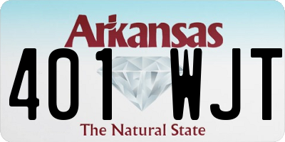 AR license plate 401WJT