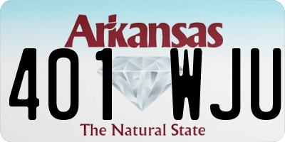 AR license plate 401WJU