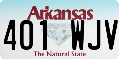 AR license plate 401WJV
