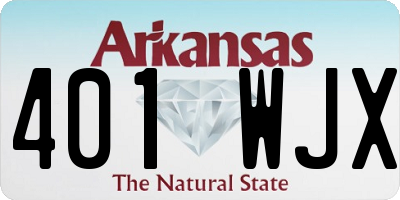 AR license plate 401WJX