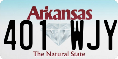 AR license plate 401WJY