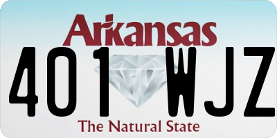AR license plate 401WJZ