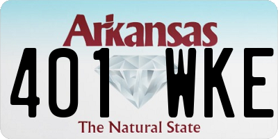 AR license plate 401WKE