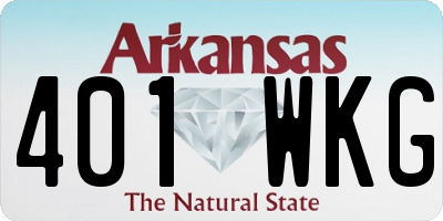 AR license plate 401WKG