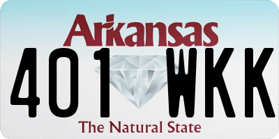 AR license plate 401WKK