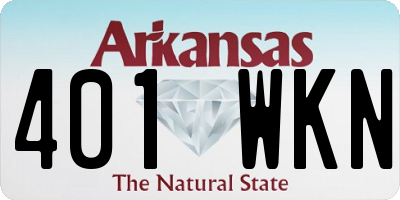 AR license plate 401WKN