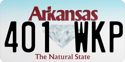 AR license plate 401WKP
