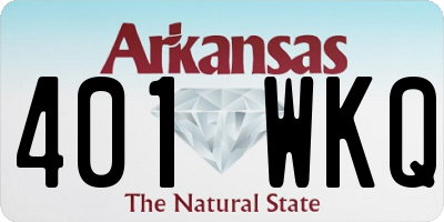 AR license plate 401WKQ