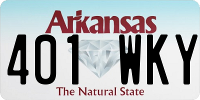 AR license plate 401WKY