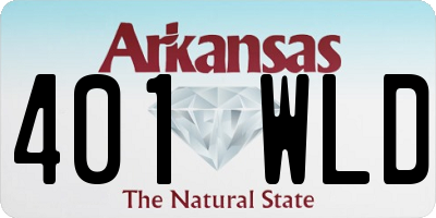 AR license plate 401WLD
