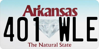 AR license plate 401WLE