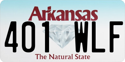 AR license plate 401WLF