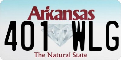 AR license plate 401WLG