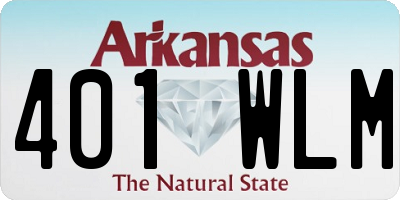 AR license plate 401WLM