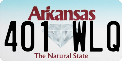 AR license plate 401WLQ